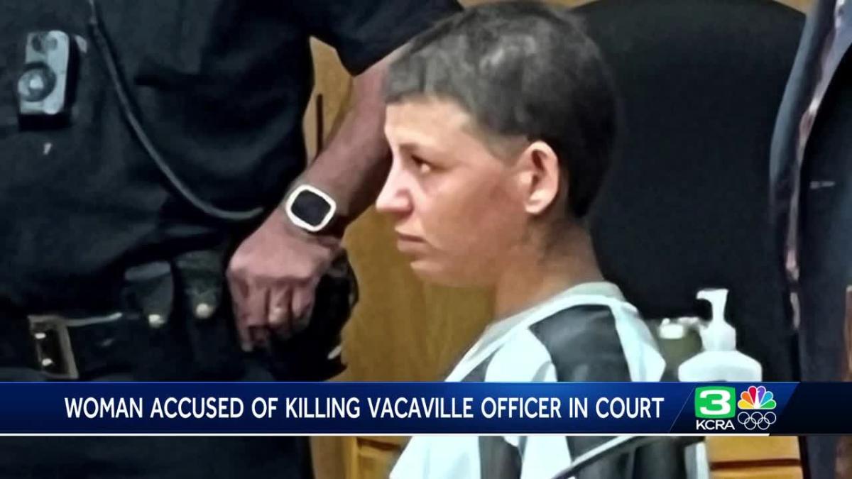 Woman accused of murder after crash that killed Vacaville officer