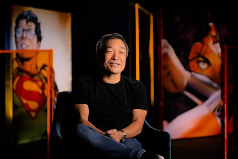 Jim Lee discusses the DC comic books he wrote and drew. Photo courtesy of Max/Warner Bros.