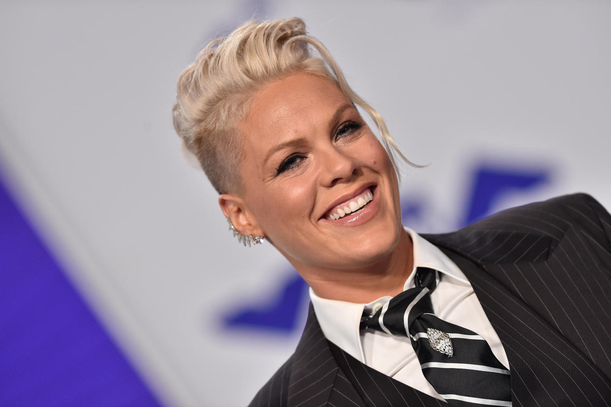 Pink's got a sense of humor about parenting.&nbsp;