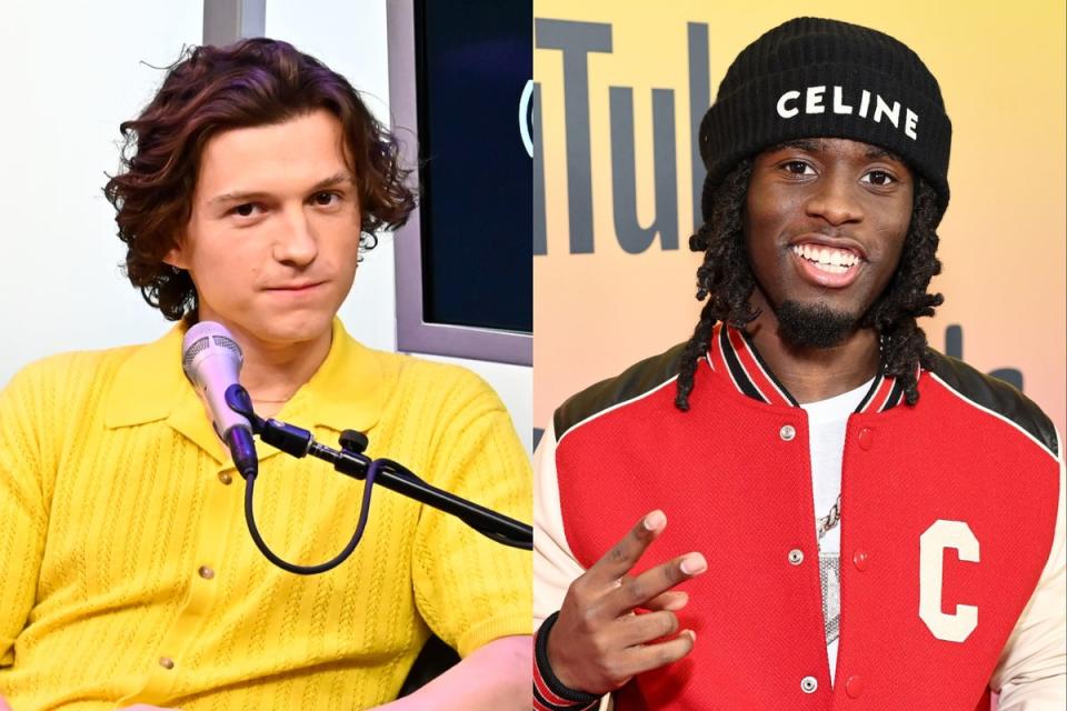 Tom Holland and Kai Cenat – unlimited rizz (Getty)