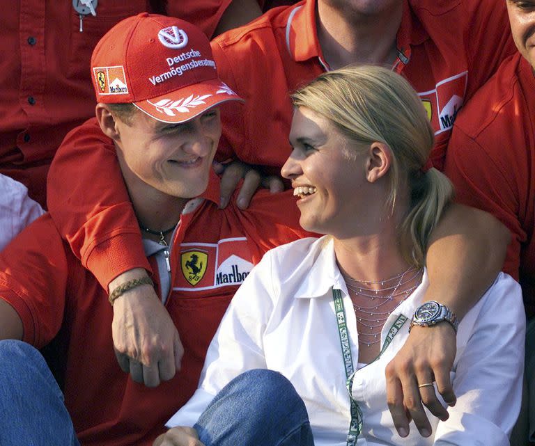 Michael Schumacher y su esposa, Corinna