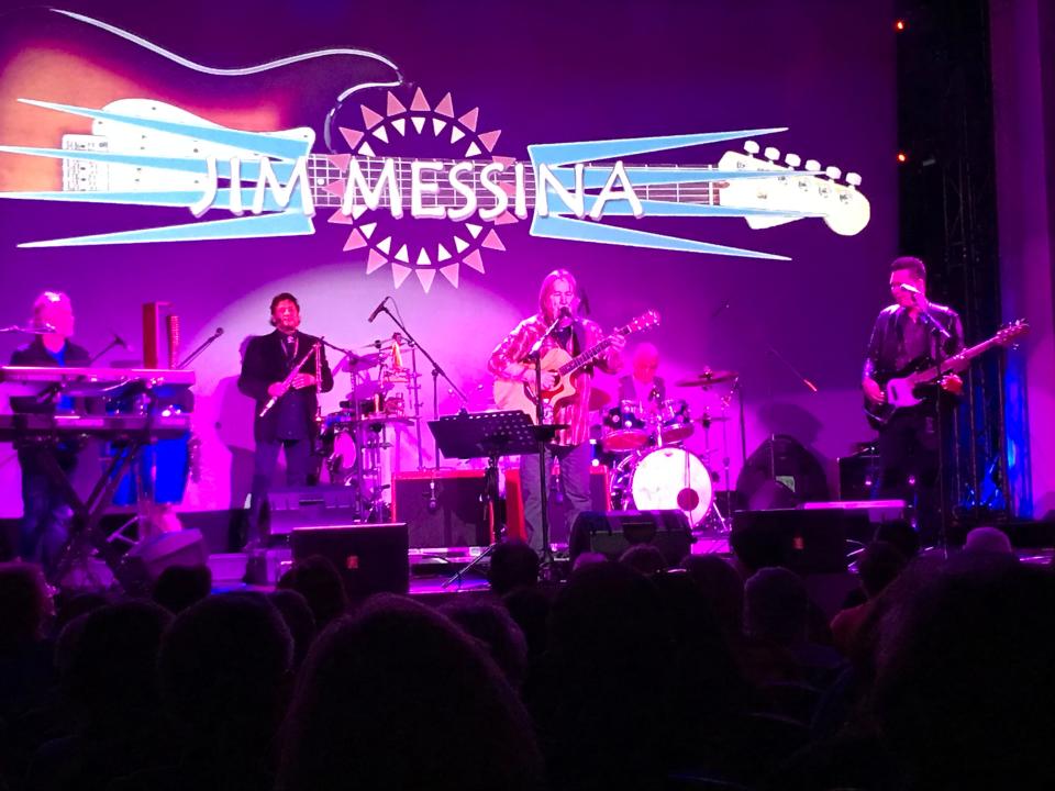 Jim Messina and his band at the Oaks Theater.