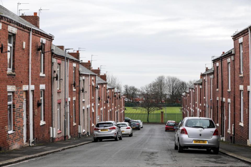 The Northern Echo: Handley Street after the police cordon had lifted on Monday (March 20).