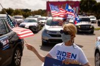 Democratic U.S. presidential nominee and former Vice President Joe Biden's campaign stop in Coconut Creek, Florida