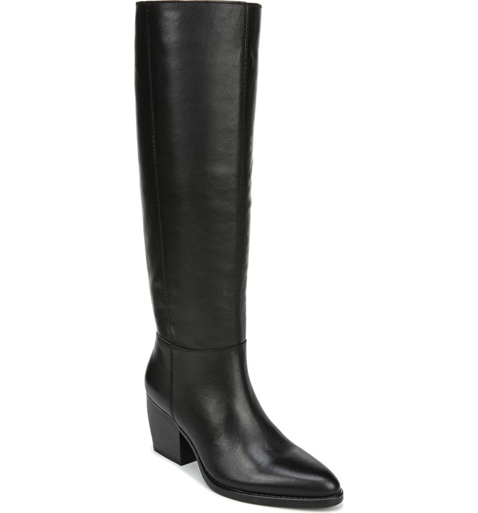 "I've been on the hunt for a comfortable knee-high boots, so when I saw <a href="https://fave.co/34HODml" target="_blank" rel="noopener noreferrer">these Naturalized Fae Tall Boots</a> on sale at Nordstrom for Cyber Week, <a href="https://fave.co/34HODml" target="_blank" rel="noopener noreferrer">I snatched them up in black leather</a>. I have wide feet and wide calves, so I loved that I was able to customize the width of both in these boots. Naturalizer's shoes are really comfortable for wearing during long periods, especially around the city. I bought a pair of the <a href="https://fave.co/2LgwlRz" target="_blank" rel="noopener noreferrer">Naturalizer Vera</a> snake print heels before a wedding earlier this fall and they are the most comfortable pair of strappy heels I own." &mdash; <a href="https://www.instagram.com/brittany_nims/" target="_blank" rel="noopener noreferrer">Brittany Nims</a>,&nbsp;Commerce Content &amp; Strategy Manager