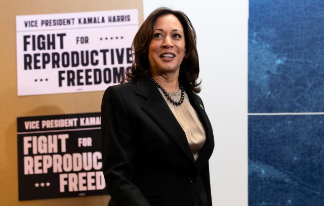 Kamala Harris blasts plain old immoral abortion bans during