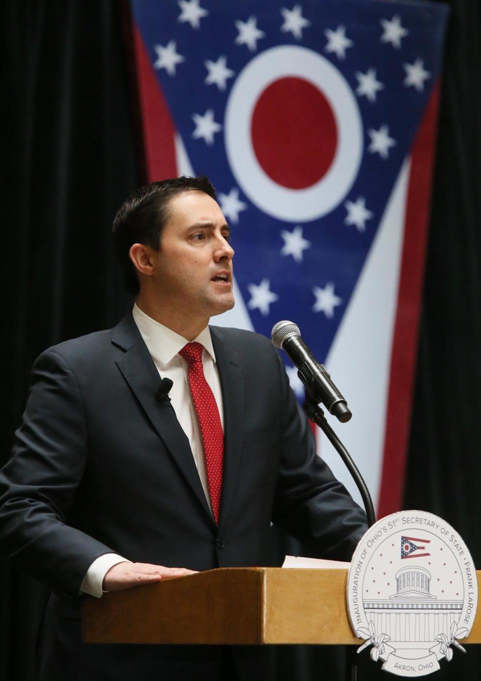 Ohio Secretary of State Frank LaRose  [File photo by Mike Cardew/BeaconJournal/Ohio.com]