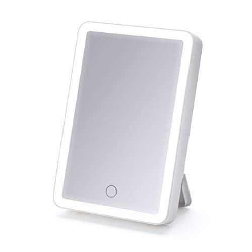 iHome Beauty Vanity Mirror with Bluetooth Audio, USB Charging, LED Lighting, Siri& Google Support (White, 6" x 8") (Amazon / Amazon)