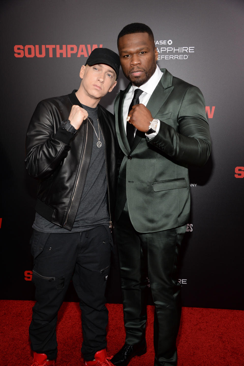 With 50 Cent at the "Southpaw" in New York, New York.&nbsp;