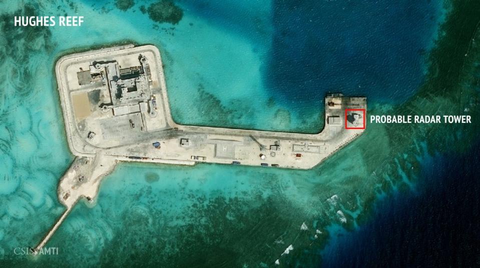 Hughes Reef south china sea csis