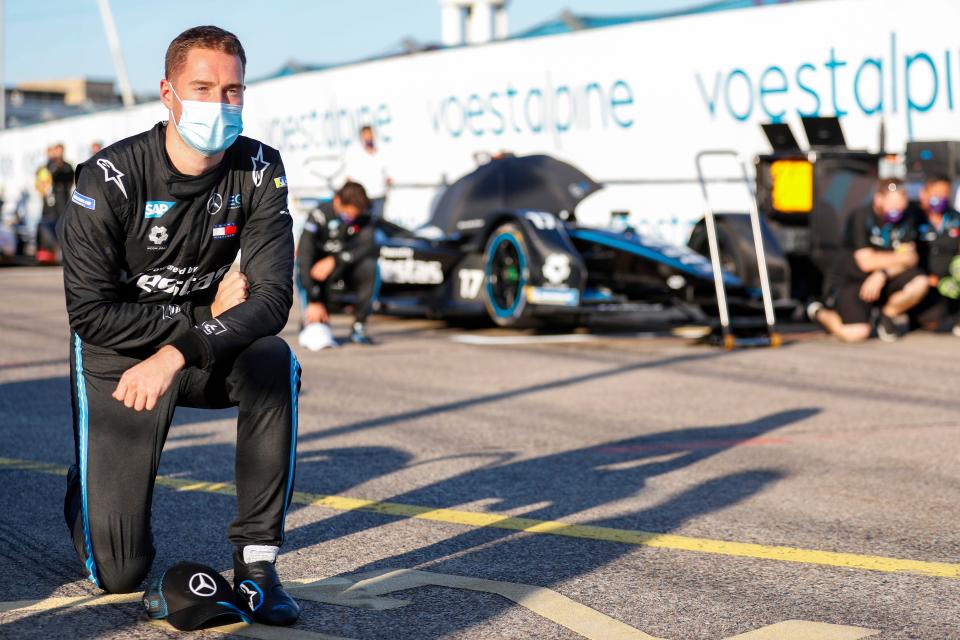 Stoffel Vandoorne hopes to banish his F1 frustration by winning Mercedes’s first Formula E championship (Getty)