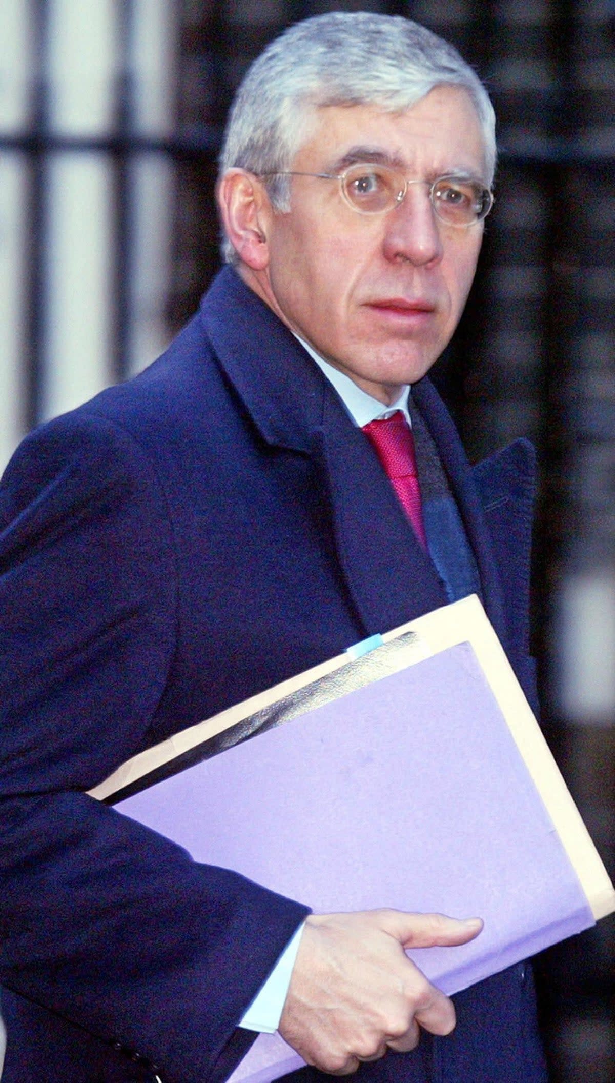 Then foreign secretary Jack Straw ahead of the publication of the Hutton report (PA)