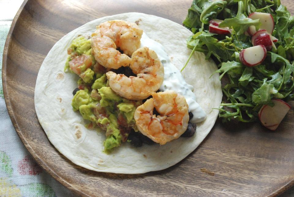 <strong>Get the <a href="http://food52.com/recipes/19165-shrimp-tacos" target="_blank" rel="noopener noreferrer">shrimp tacos recipe</a> by Cristina Sciarra via Food52.</strong>