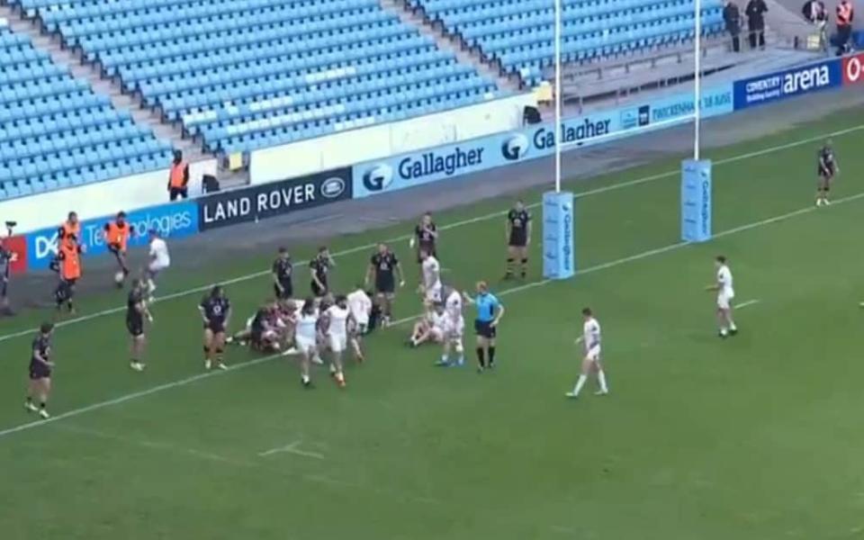 Wasps vs Exeter brawl - BT SPORT