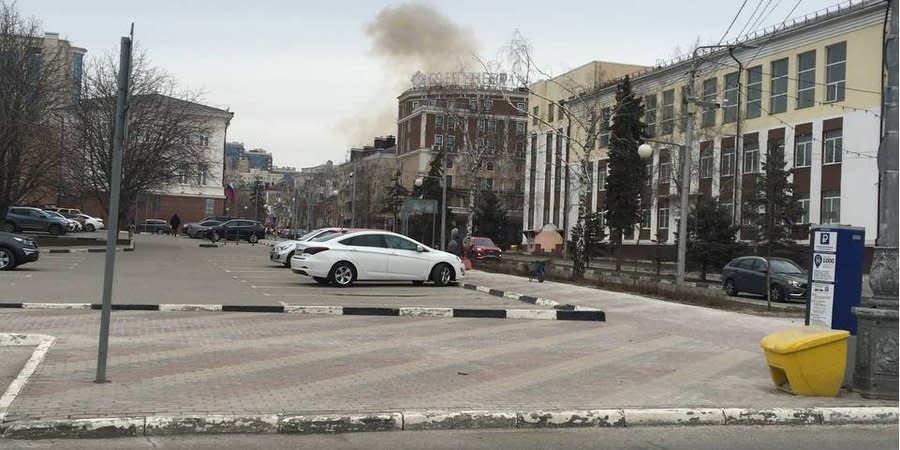 Consequences of the drone attack in Belgorod