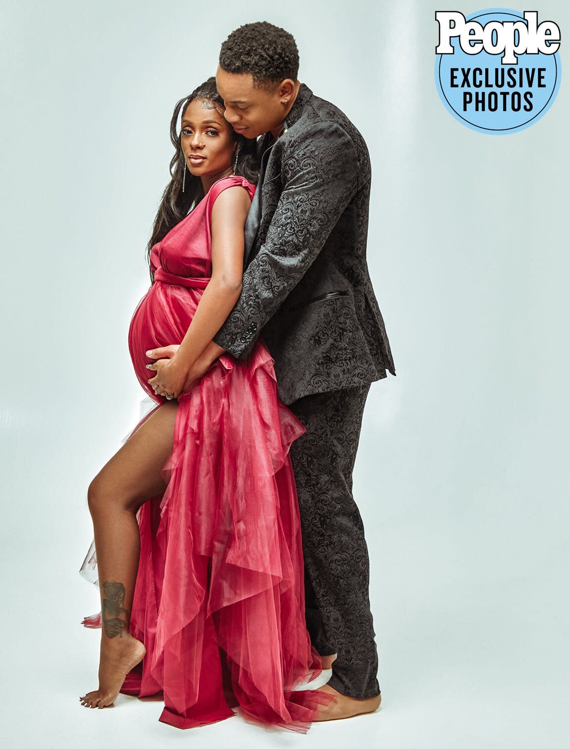 Rotimi and fiancée Vanessa pregnancy photos