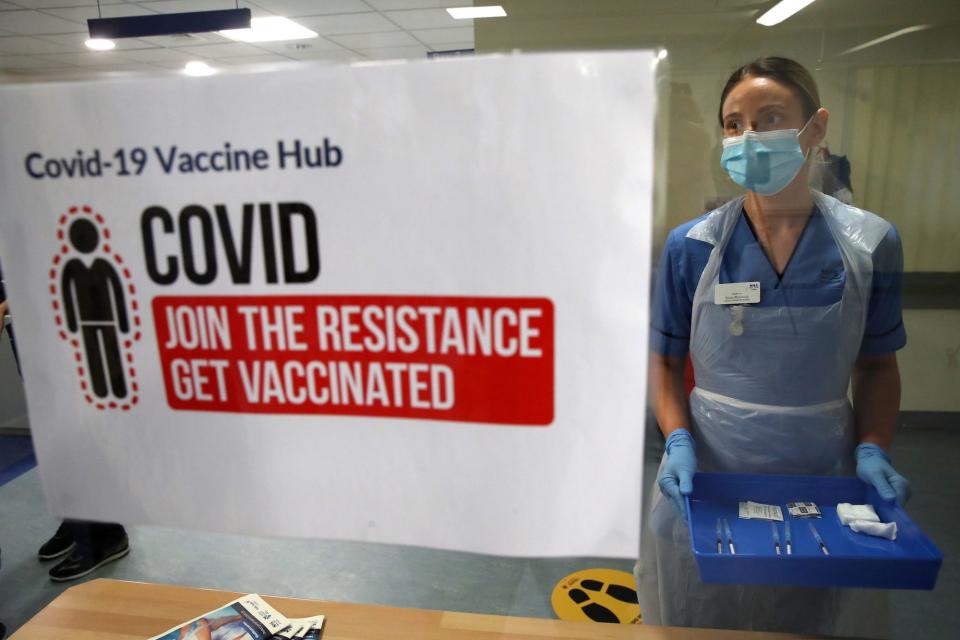 vaccine rollout in Uk Scotland coronavirus