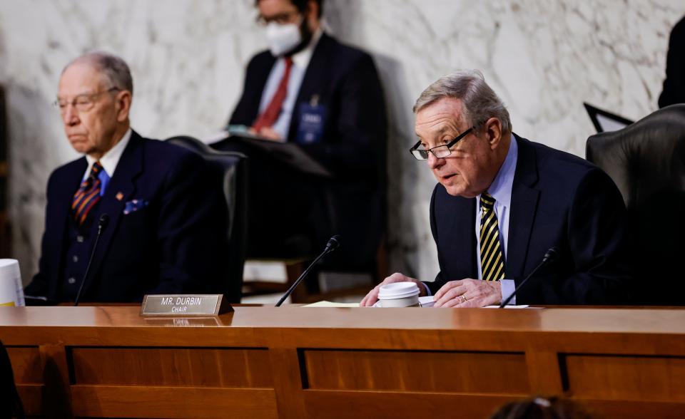 The Senate Judiciary Committee is chaired by Sen. Dick Durbin, D-Ill.