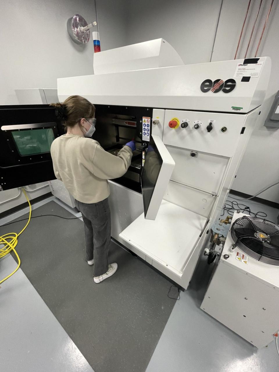 Florida Institute of Technology is aiming to expand its technology programs through a proposed $7 million state allocation for its Aerospace Cybersecurity Engineering Development program. One element of a companion program at Florida Tech's Center for Advanced Manufacturing and Innovative Design uses lasers to fuse powdered metal into objects.