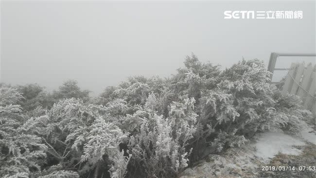 8日晚間至9日，若水氣配合，3000、3500公尺以上高山有機會降雪。（圖／資料照片）