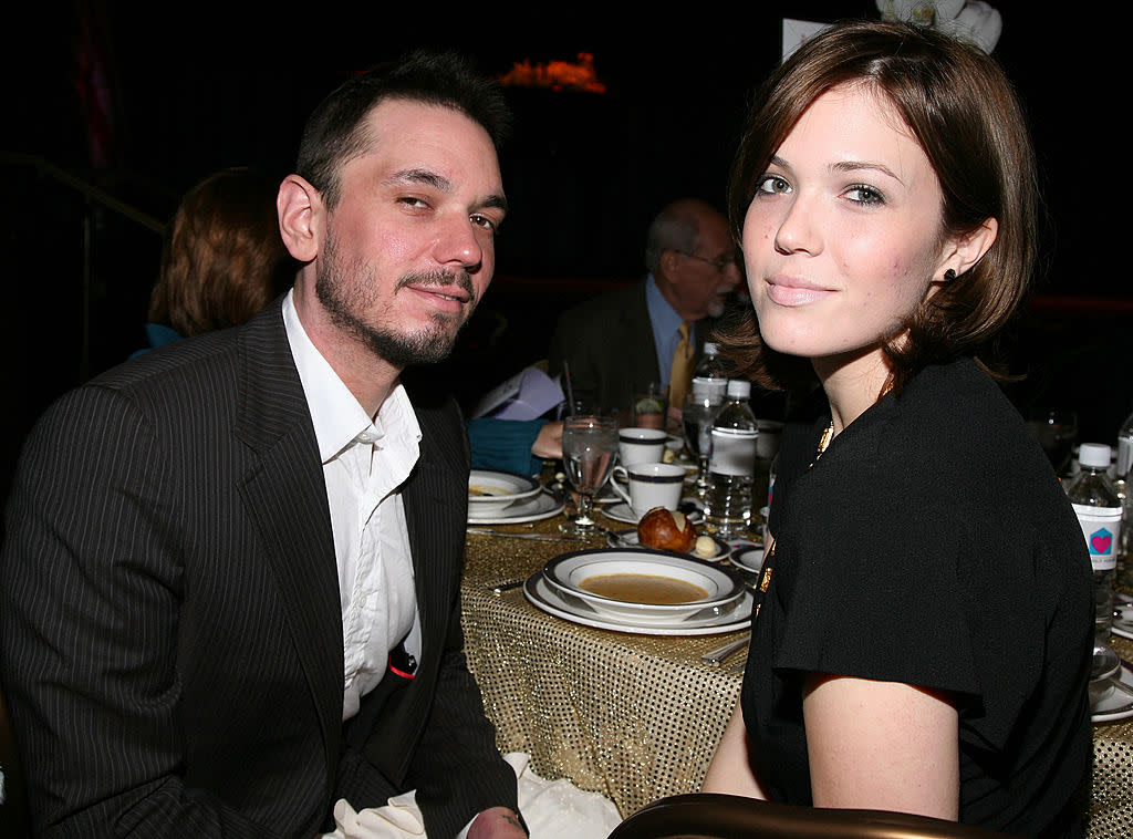 Adam Goldstein, known as DJ AM, attends a luncheon with Mandy Moore on Oct. 18, 2008, in Beverly Hills, Calif. (Photo: Angela Weiss/Getty Images) 