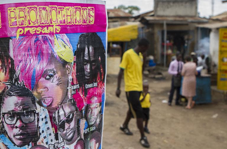 A poster in Kampala for a concert by Jemimah Kansiime