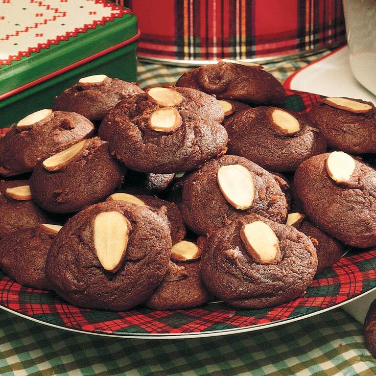 Chocolate-Almond Cookies