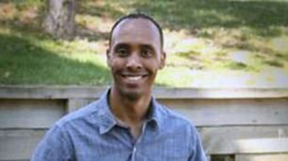 Officer Mohamed Noor was allegedly sitting in the passenger seat of a police car when leaned over and shot across his partner. Picture: Minneapolis Police Department