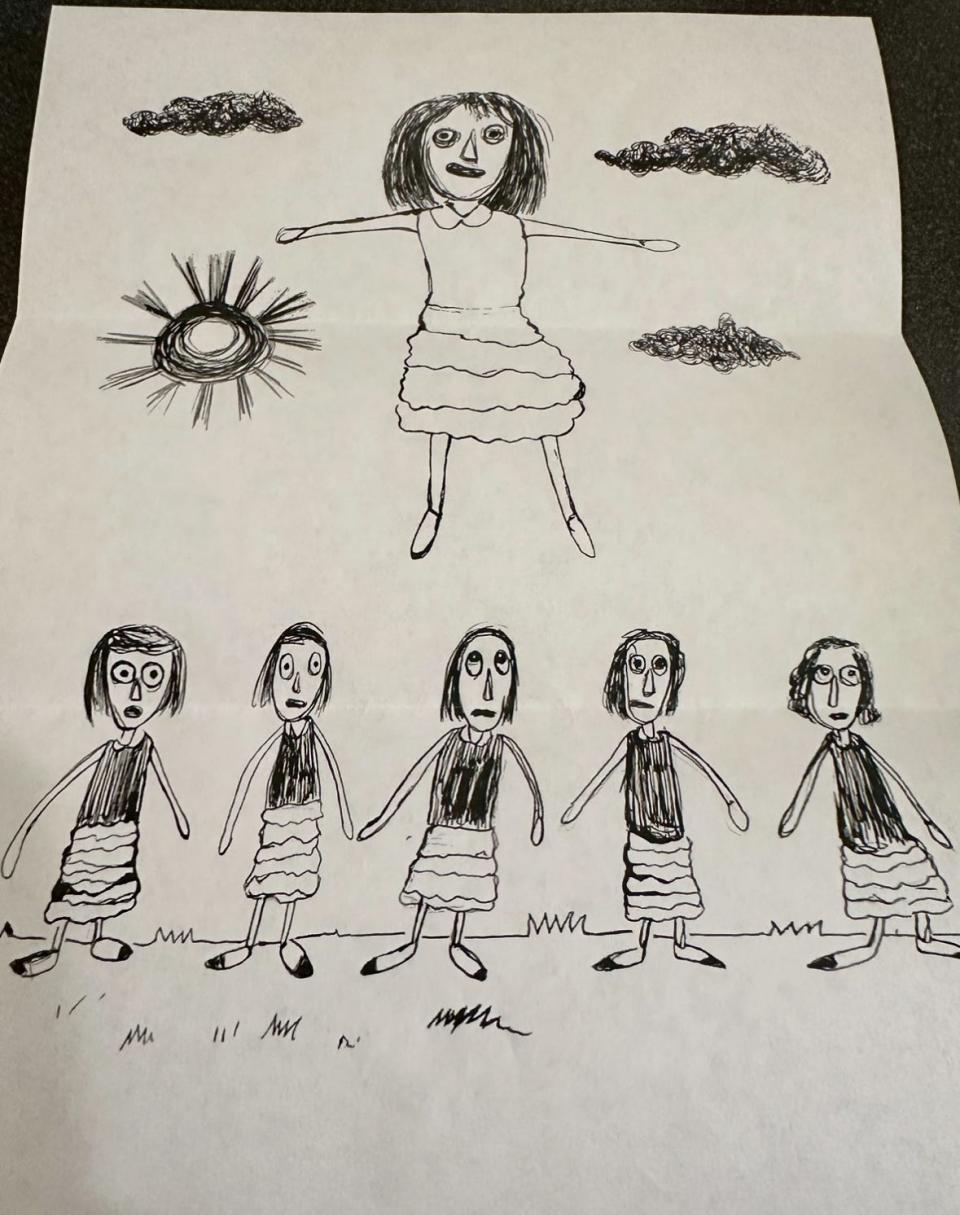 Disney mailed out creepy kids drawings to promote its horror flick