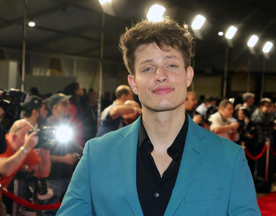 Closeup of Matt Rife on the red carpet