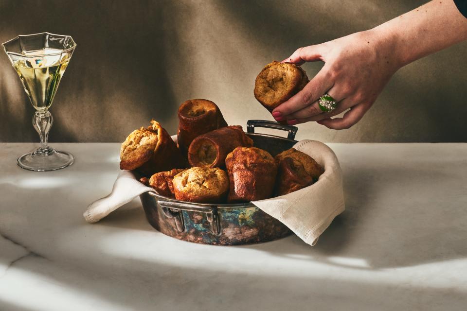 Lillian Chou's Porcini Popovers, one of the lost Christmas recipes of Gourmet magazine.