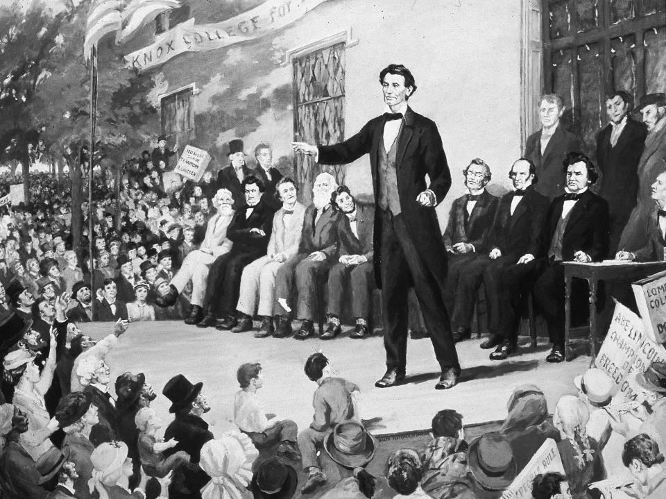 presidential debate 1858 abraham lincoln