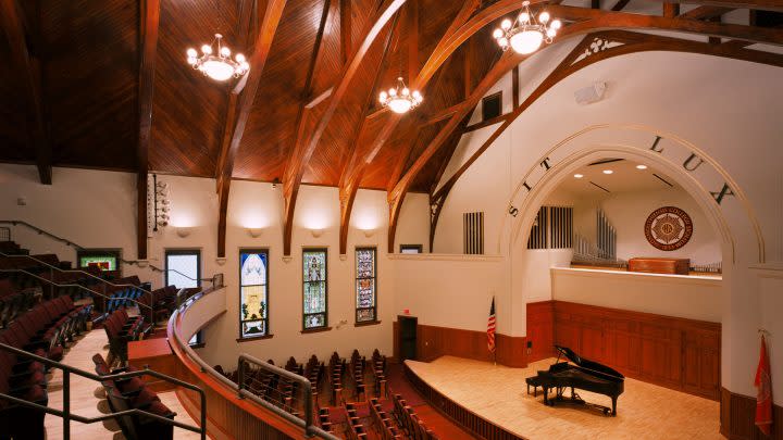 Monmouth College’s Dahl Chapel and Auditorium.