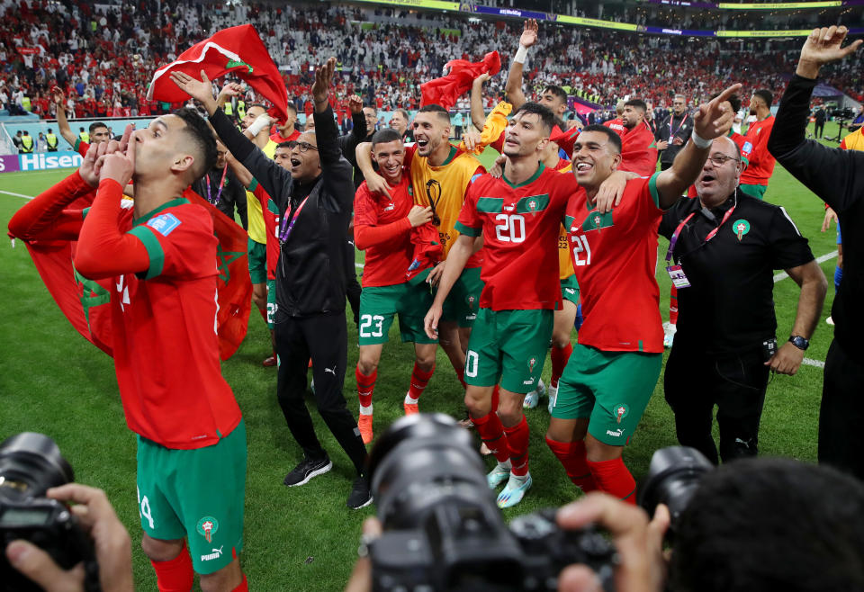 Marruecos ha dejado afuera a Portugal en la Copa del Mundo de Qatar 2022 y ha avanzado a semifinales (Foto: Francois Nel/Getty Images)