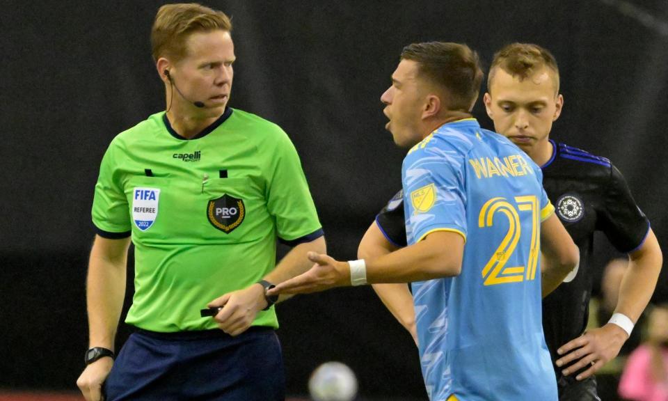 <span>MLS last used replacement officials during a 2014 labor dispute. </span><span>Photograph: Eric Bolte/USA Today Sports</span>