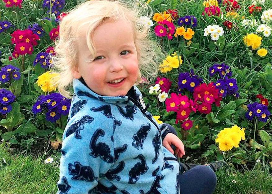 Xander Irvine, three, was killed after being hit by a car in Edinburgh. (SWNS)