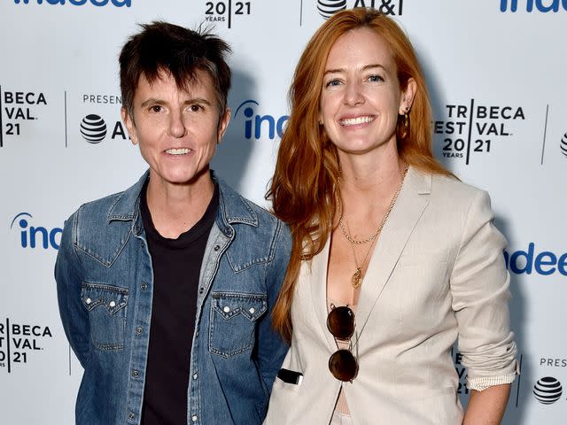 <p>Bryan Bedder/Getty</p> Tig Notaro and Stephanie Allynne at the Tribeca Festival After-Party for Rising Voices on June 16, 2021 in New York City.