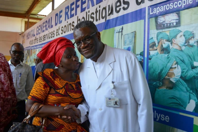 Mukwege lives at the hospital under permanent protection of UN peacekeepers