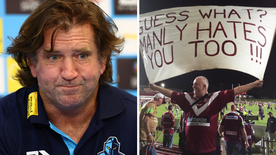 Des Hasler and Stephen Lucas.