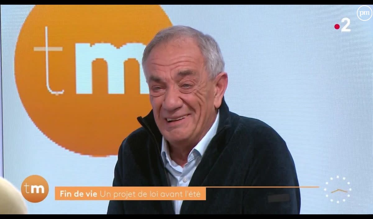 "Je viens d'être grand-père à l'instant" : Le compagnon de Marina Carrère d'Encausse très ému dans "Télématin" sur France 2 - France 2