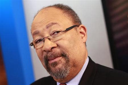 Richard Parsons, the former chairman of Citigroup and former chairman and CEO of Time Warner, poses in New York, December 18, 2013. REUTERS/Shannon Stapleton