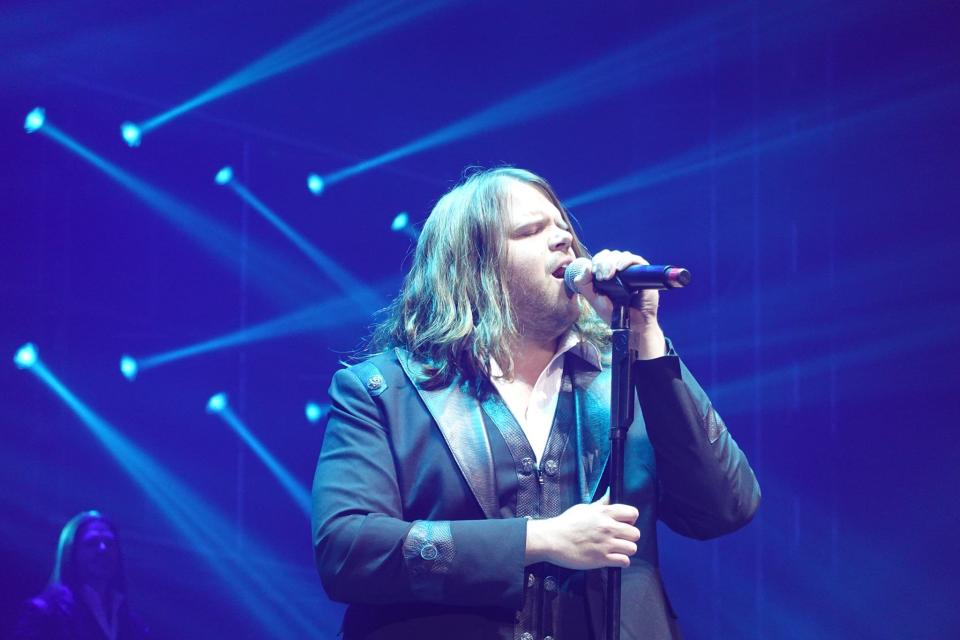 Caleb Johnson is the lead singer in BAT, a tribute to Meatloaf.