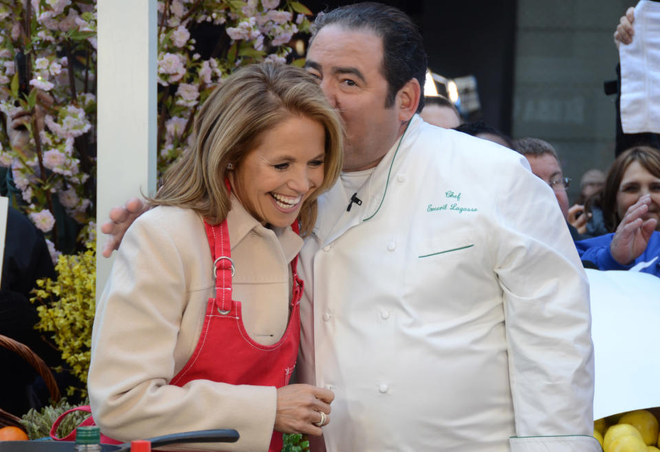 Emeril Lagasse crowned Katie the champion of the “GMA” Breakfast Sandwich Smackdown Tuesday.