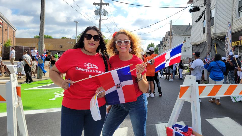 Yannery Rodriguez, left, and Carina Monge.