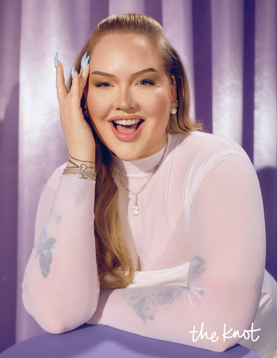 YouTube Beauty Sensation NikkieTutorials Debuts in The Knot Magazine as the Fall 2022 Issue Cover Star