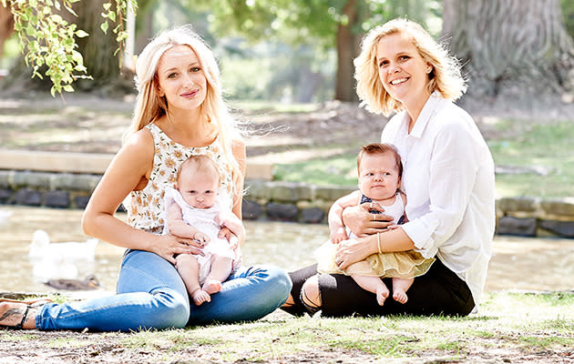 MKR's Sheri and Emilie with their babies