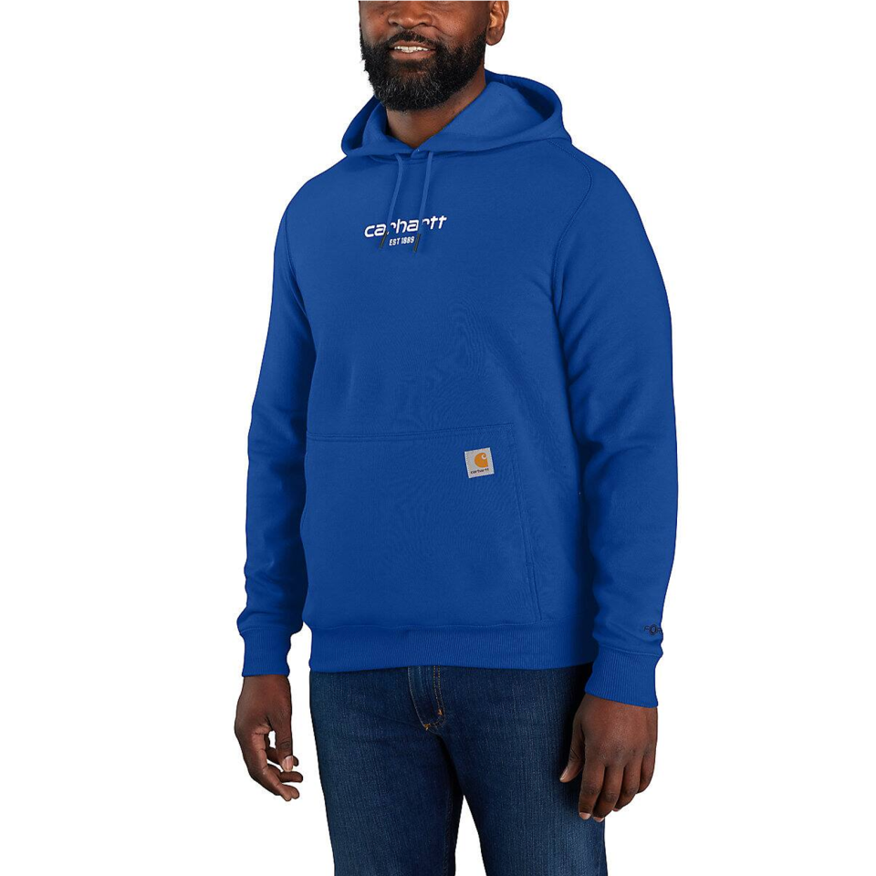 <p><a href="https://go.redirectingat.com?id=74968X1596630&url=https%3A%2F%2Fwww.carhartt.com%2Fproduct%2F105569%2Fcarhartt-force-relaxed-fit-lightweight-logo-graphic-hoodie%3FcategoryCode%3Ddefault%26colorCode%3DGSB_SW&sref=https%3A%2F%2F" rel="nofollow noopener" target="_blank" data-ylk="slk:Shop Now;elm:context_link;itc:0;sec:content-canvas" class="link ">Shop Now</a></p><p>Carhartt Force® Relaxed Fit Lightweight Logo Graphic Hoodie</p><p>carhartt.com</p><p>$29.99</p>