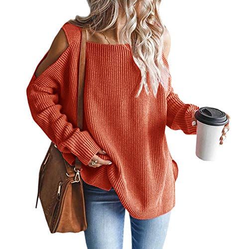 Cold Shoulder Oversized Sweaters