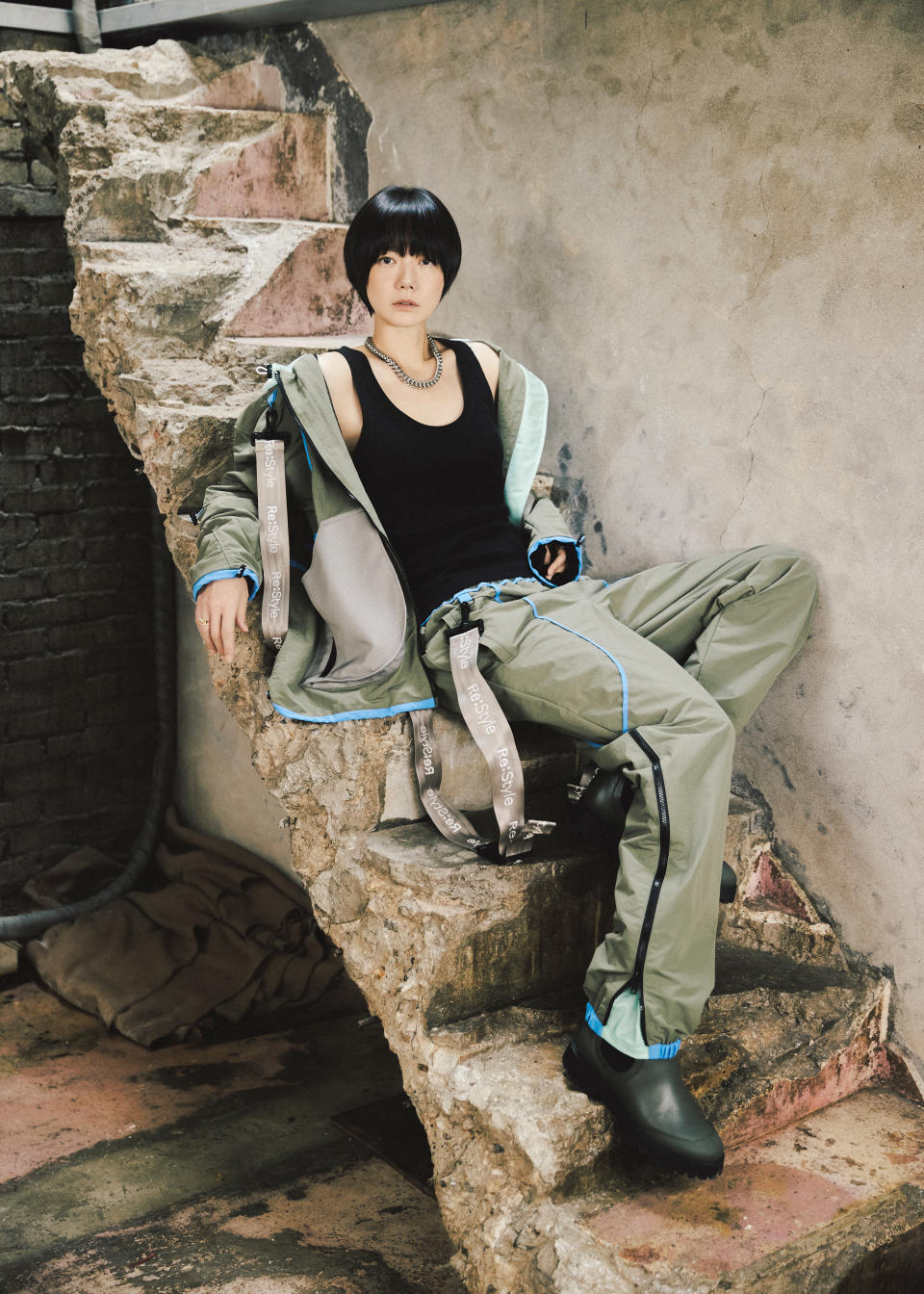 Actor Bae Doona wearing Boon the shop (Seoul) collection. - Credit: Courtesy Image.