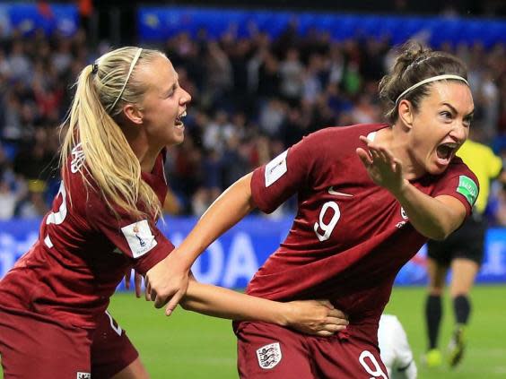 Jodie Taylor scored the only goal in England's win against Argentina (Getty)